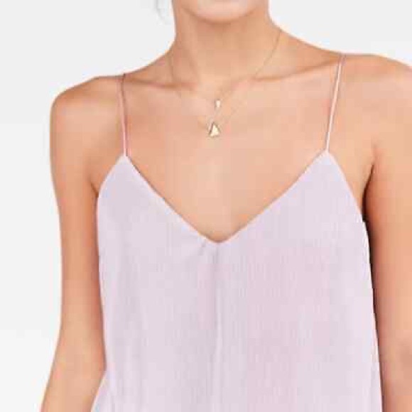 (BN28) Tobi lilac shift slip minidress Spaghetti Strap V-Neck, Size M, NWT - Picture 2 of 10